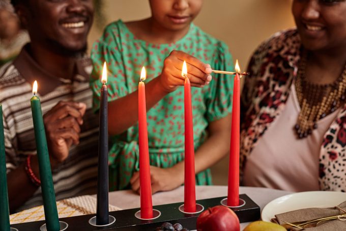 Family Lightning Colorful Candles