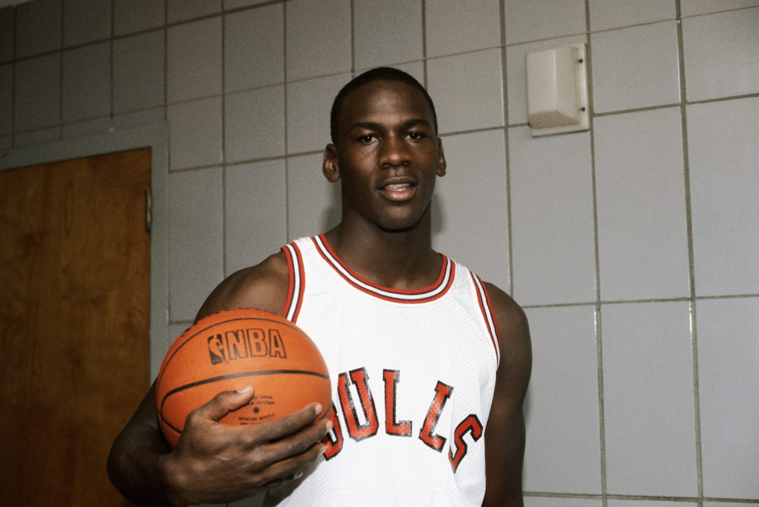 Portrait of Michael Jordan