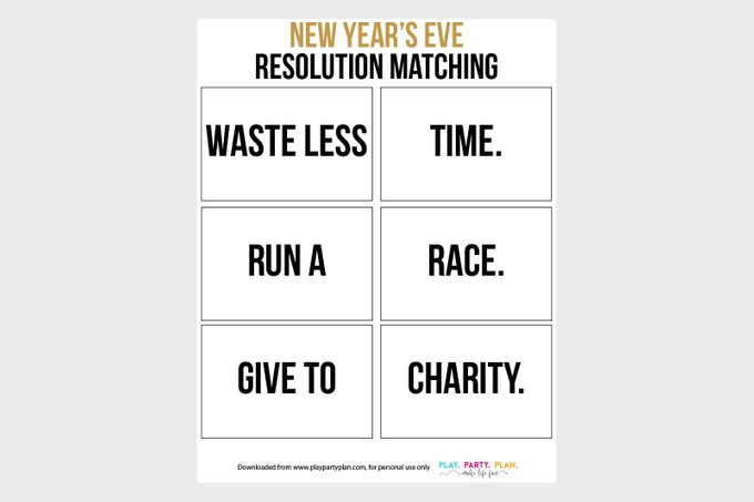 Break The Ice New Years Game