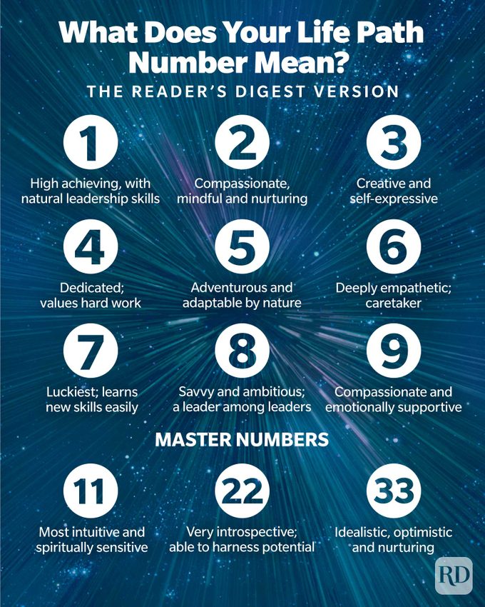 What Does Your Life Path Number Mean Infographic