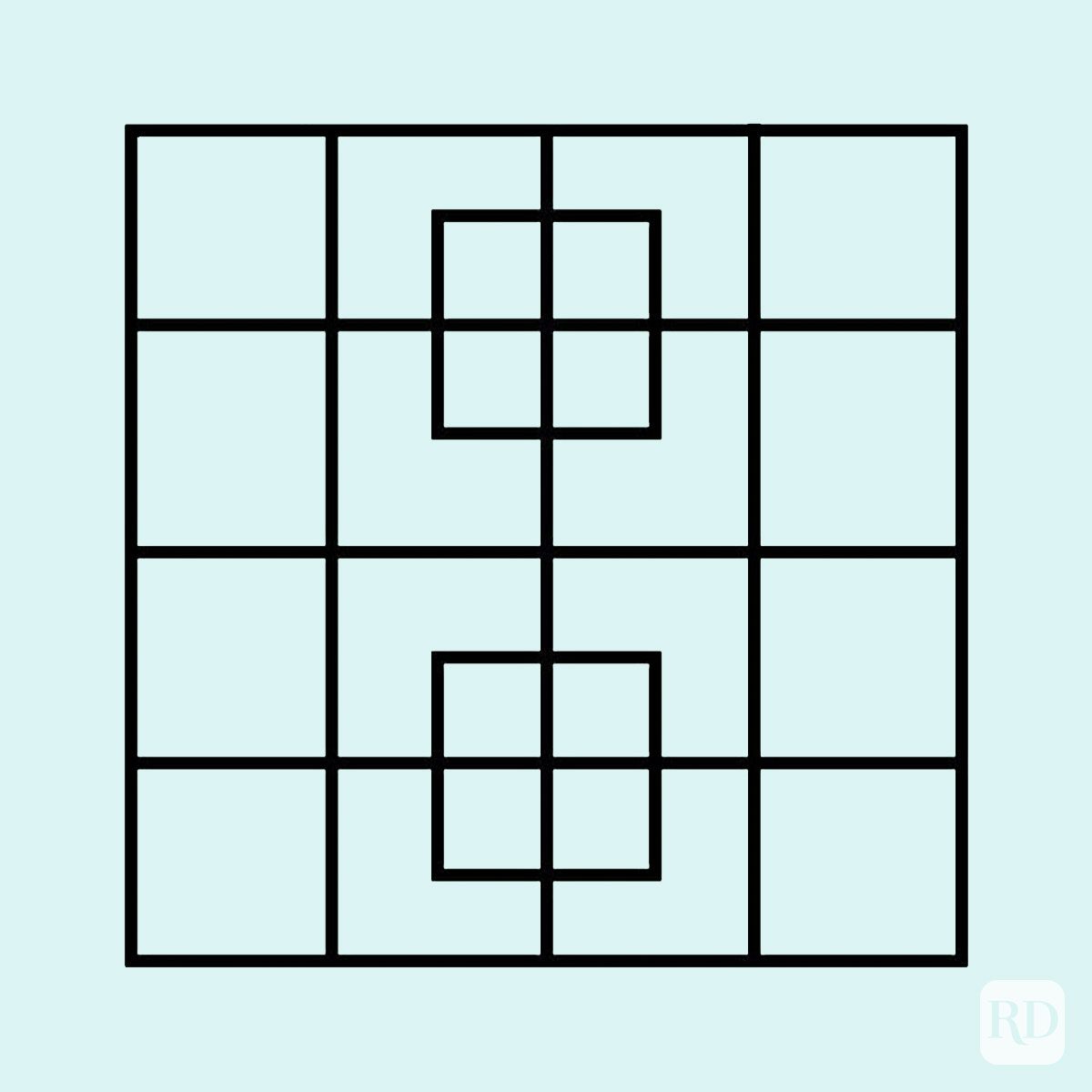 How Many Squares Do You See In This Puzzle