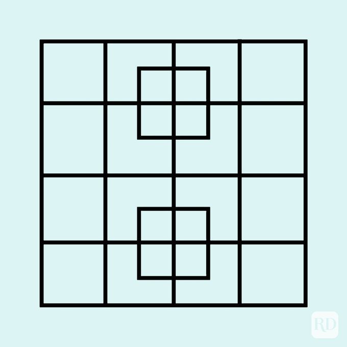 How Many Squares Do You See In This Puzzle