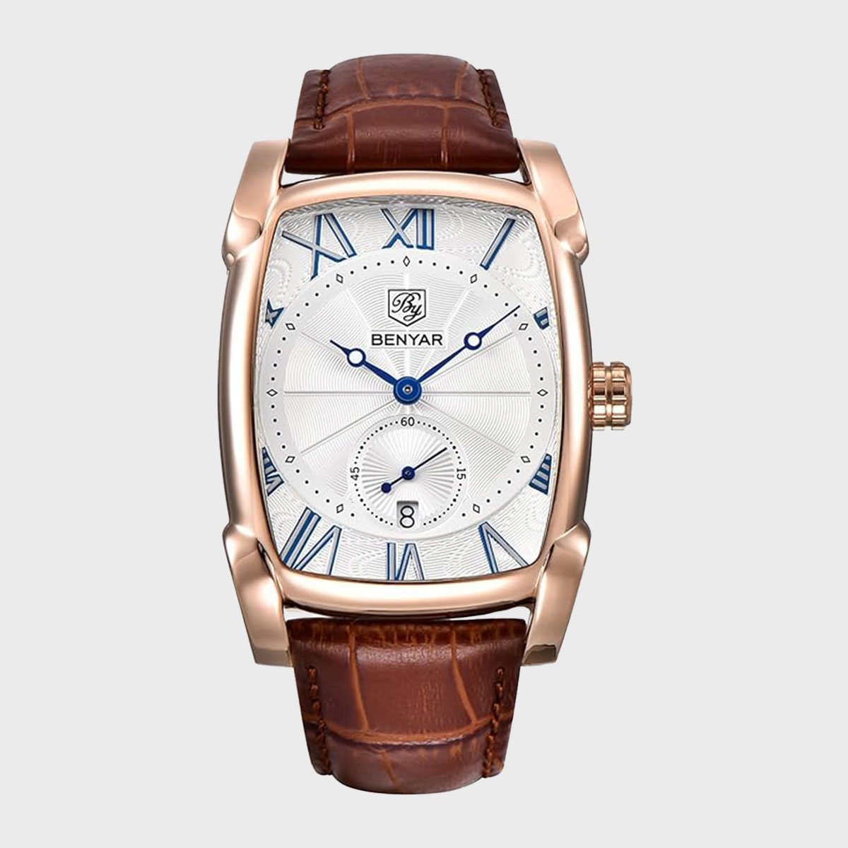 Benyar Classic Retro Rectangle Watch