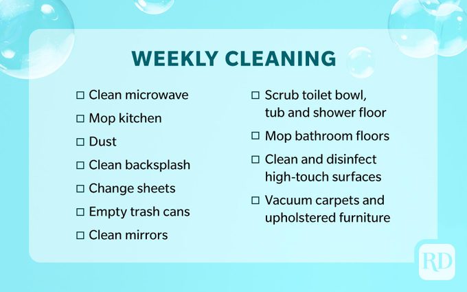 Cleaning Schedule 2024 Weekly Cleaning Schedule V2