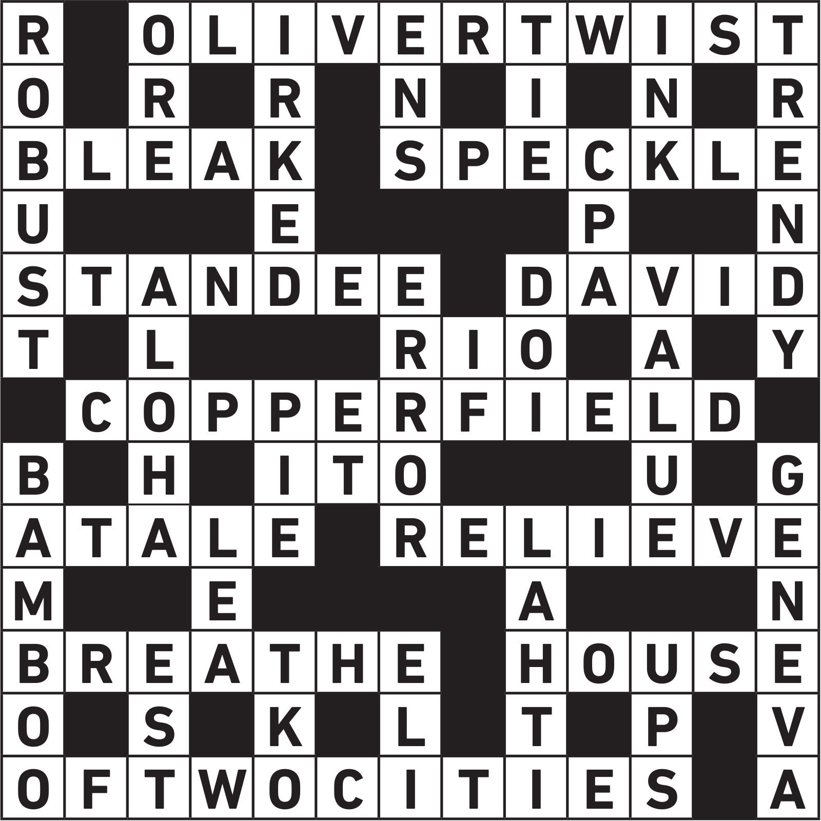 December 2023 January 2024 Printable Crossword Answer