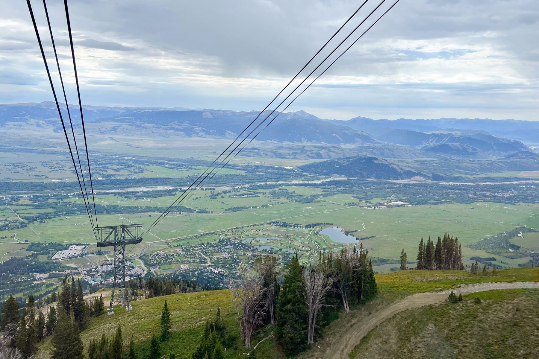 A beautiful view from the mountains