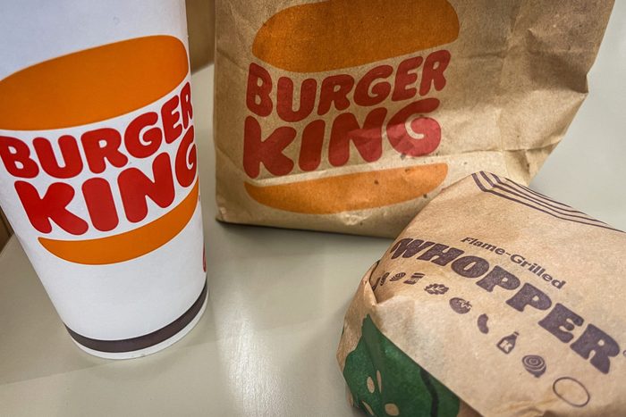 Burger King Fast Food Restaurant