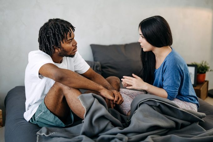 When we have a problem, we talk