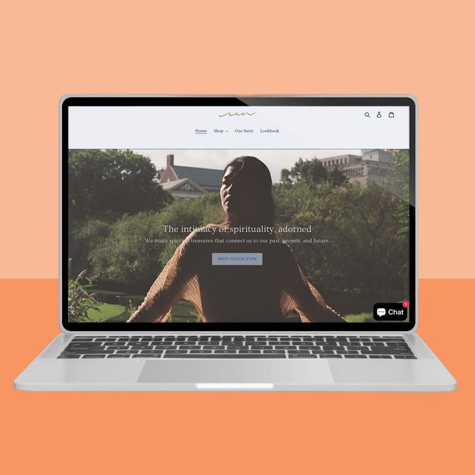 Asian Owned Companies You Can Support Right Now website homepage screenshot on orange background