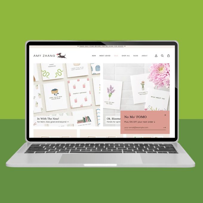 Asian Owned Companies You Can Support Right Now website homepage screenshot on green background