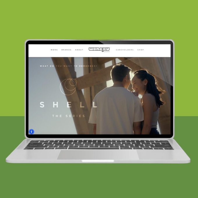 Asian Owned Companies You Can Support Right Now website homepage screenshot on green background