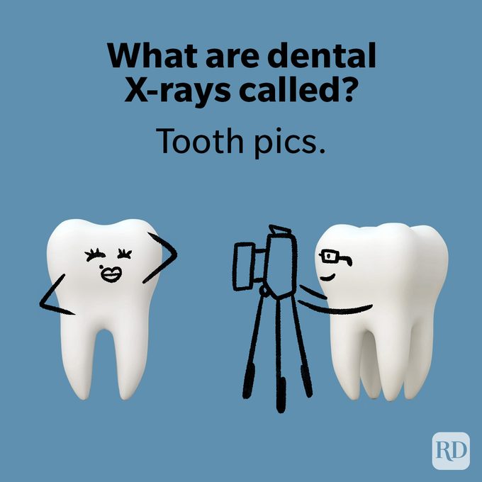 Funny Teeth Jokes Graphic