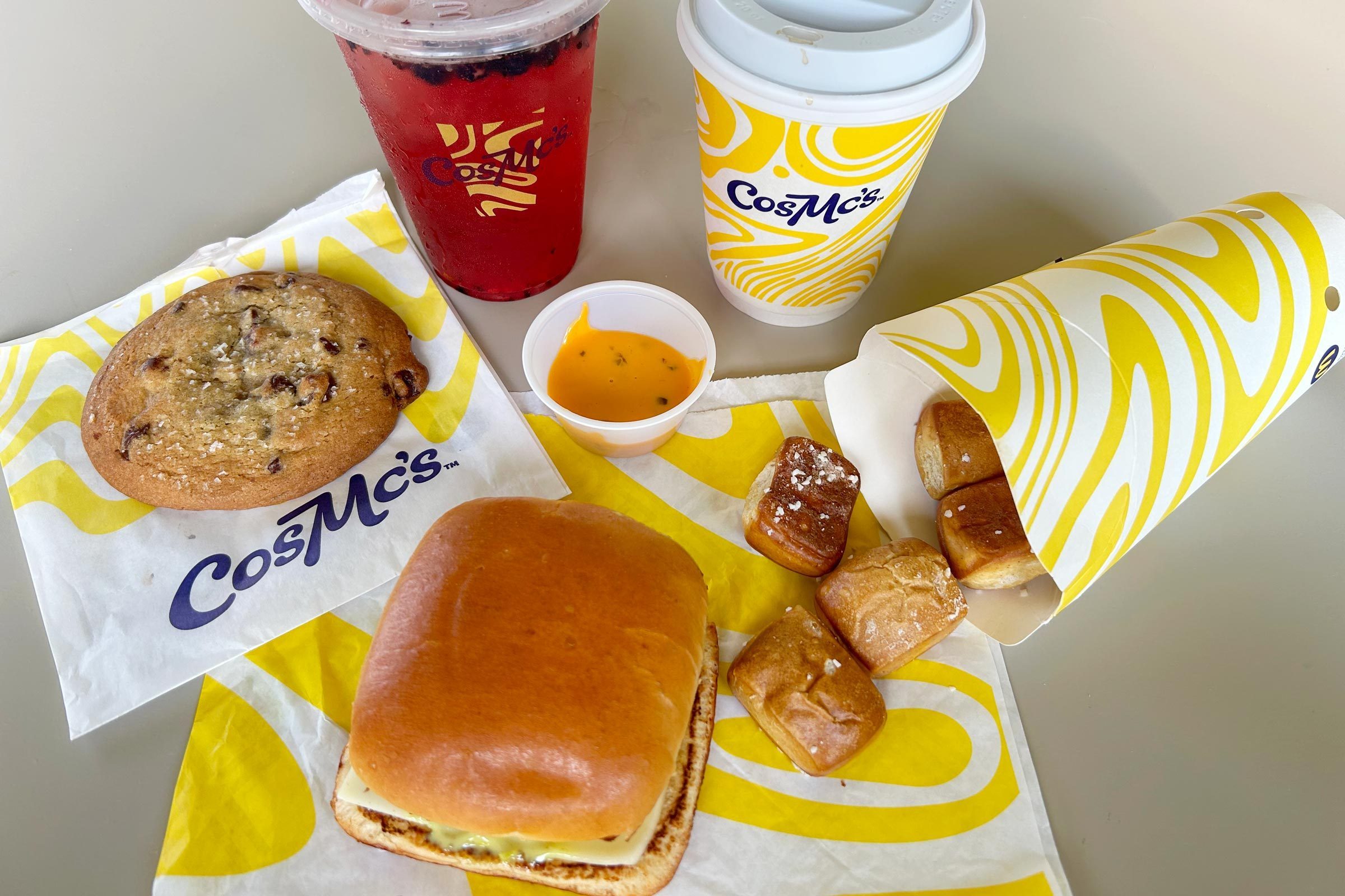 Cosmcs food and drink