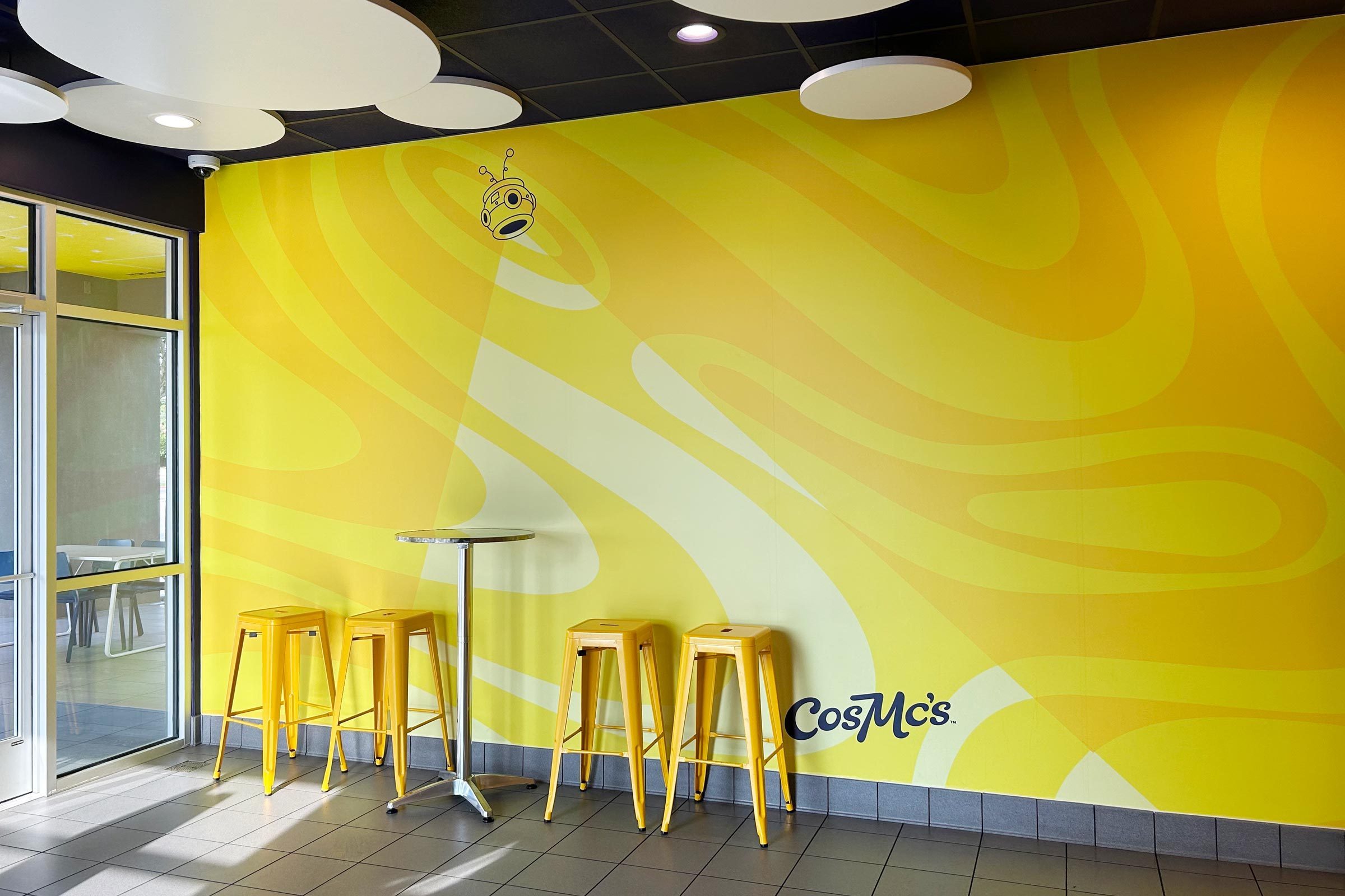 stools and seating at CosMcs