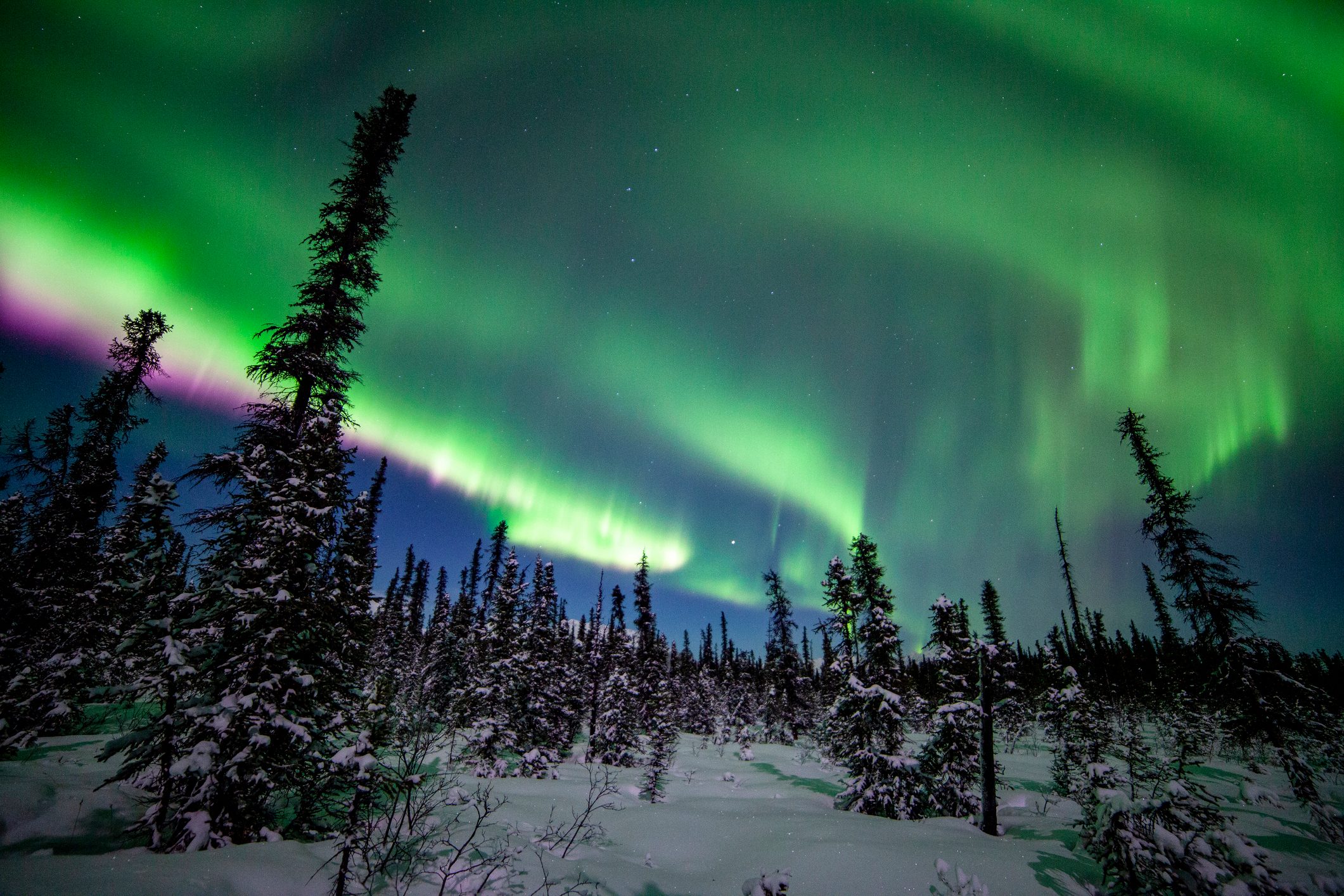 Northern Lights Over Alaska