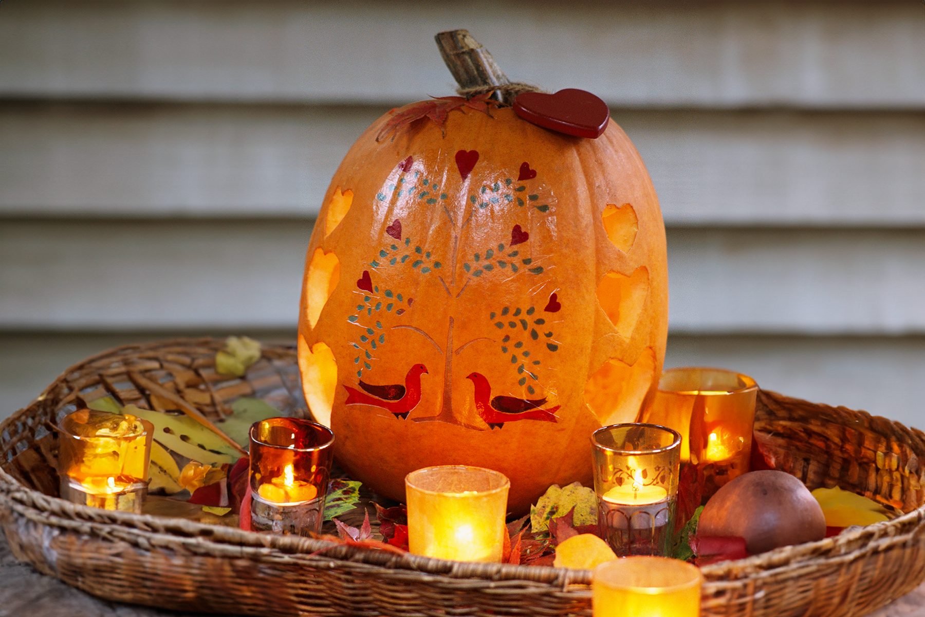 Folksy Painted Pumpkin Gettyimages 527126014