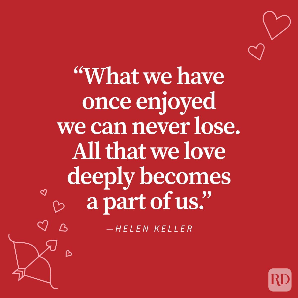 Love Quotes To Share With Your Special Someone with doodles on red background