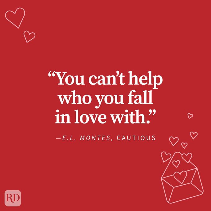 Love Quotes To Share With Your Special Someone with doodles on red background