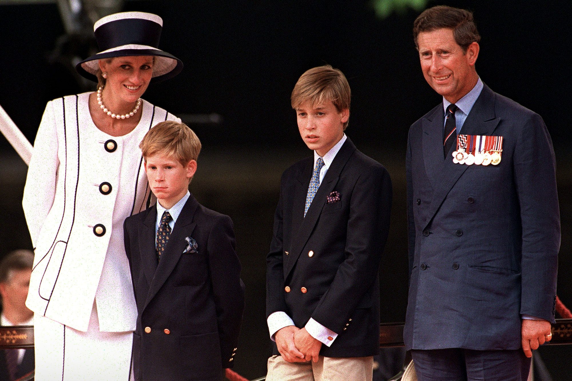 Princess Diana Prince Harry Prince William And Prince Charles