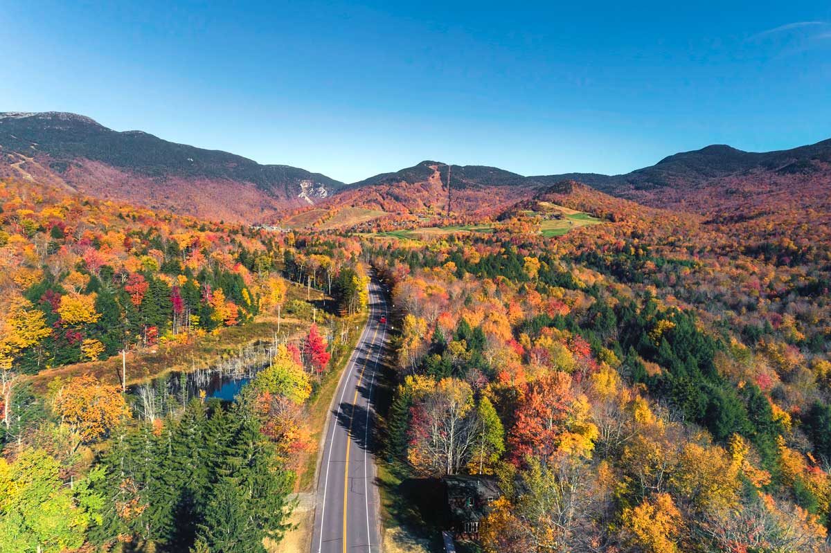 A view of Stowe, Vermont.