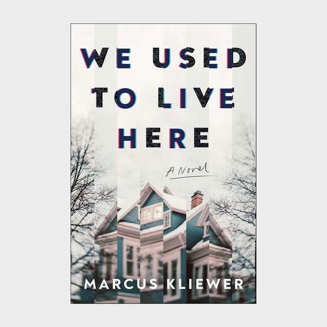 Book cover shows a distorted house reflecting trees. Text reads, 