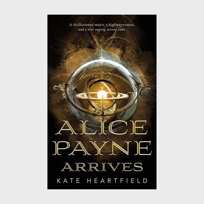 A glowing orb emits light, surrounded by mechanical rings, against a cosmic background. Text: 