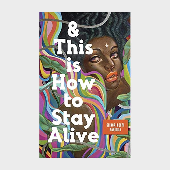 A woman's face is surrounded by vibrant, swirling colors and leaves. Text reads: 