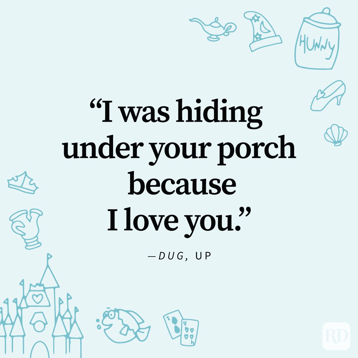 Disney Quotes That Will Delight Fans on Disney illustrated blue monotonous background