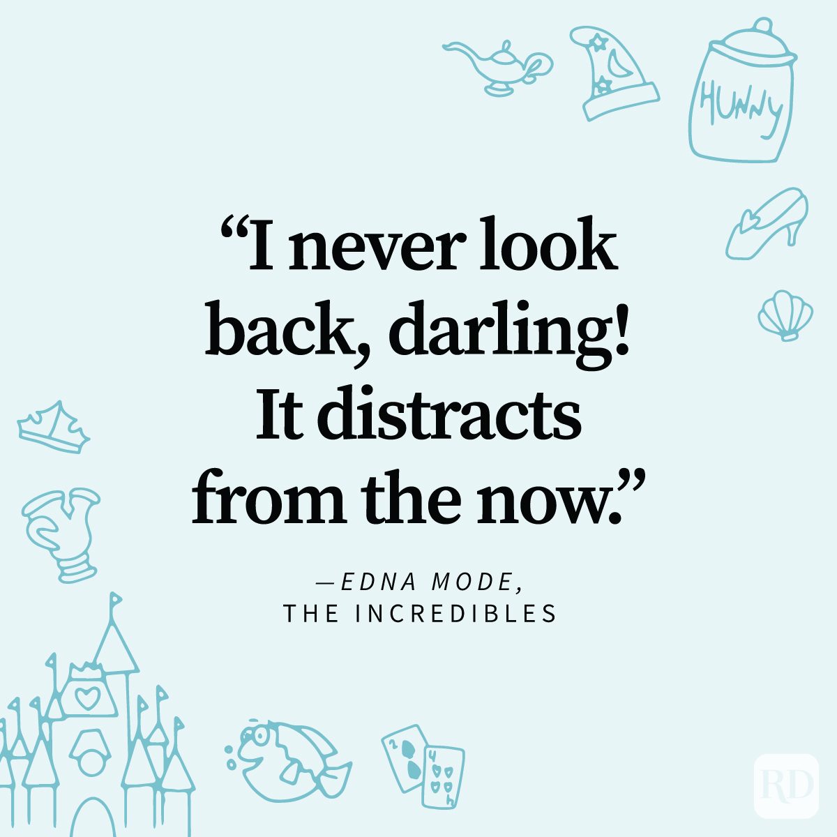 Disney Quotes That Will Delight Fans on Disney illustrated blue monotonous background