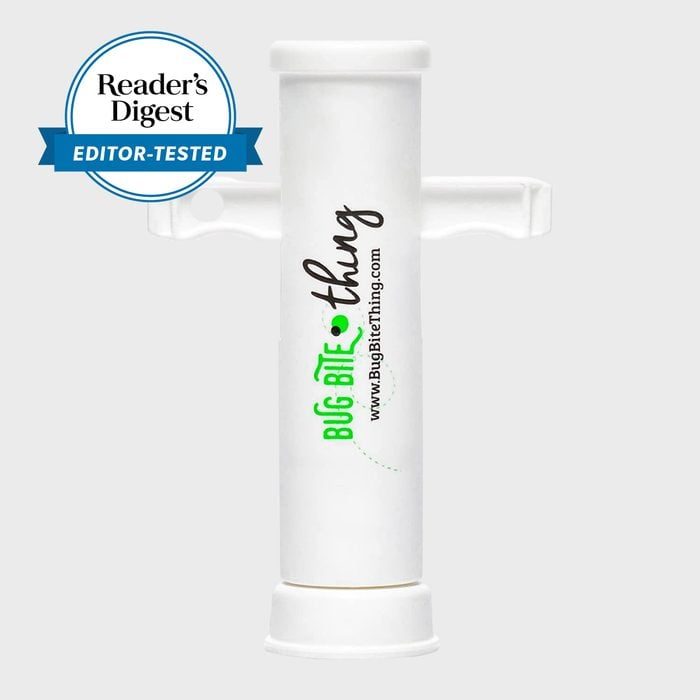 White suction tool displayed upright, promoting 