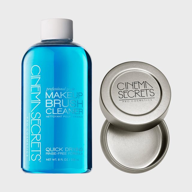 Blue bottle labeled 