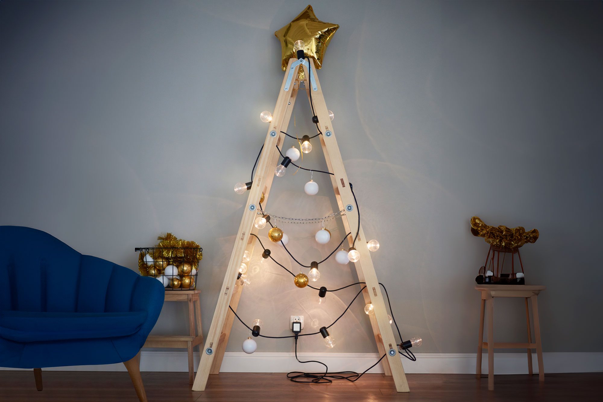 Ladder Christmas Tree