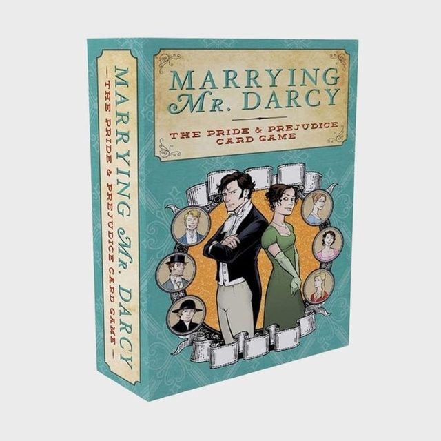 Box featuring illustrated characters standing, surrounded by framed portraits; titled 