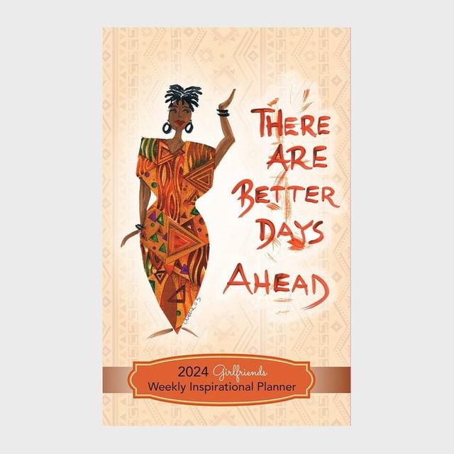 Woman in vibrant dress poses confidently, accompanied by the text 