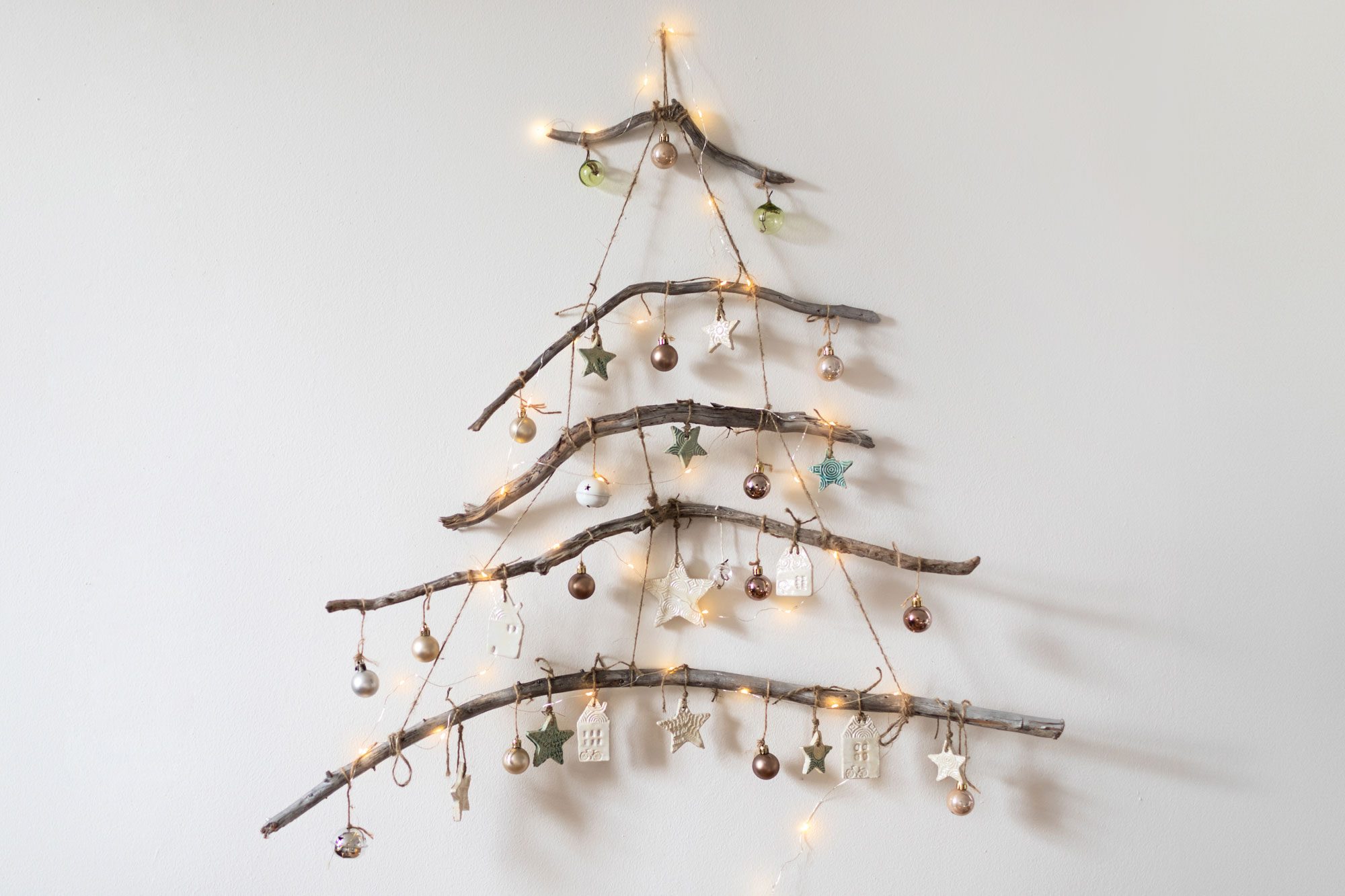 Wooden Stick Christmas Tree