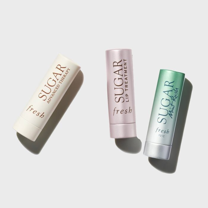 Three lip balm tubes with 
