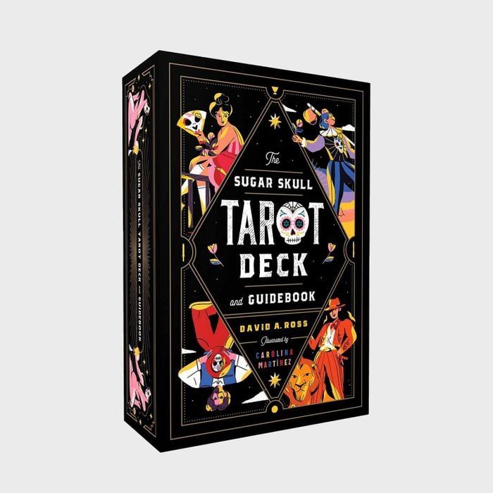 Box displays colorful illustrations, featuring stylized figures engaged in various activities, titled 