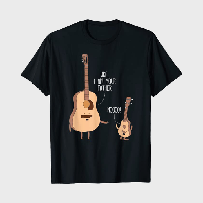 A guitar tells a ukulele, 
