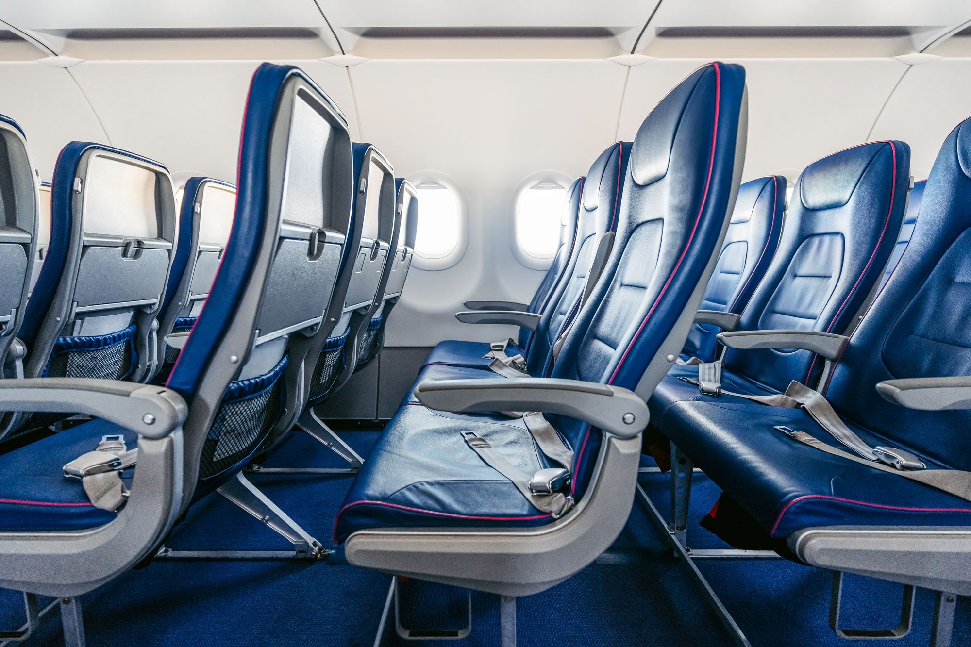 Empty Airplane Seats