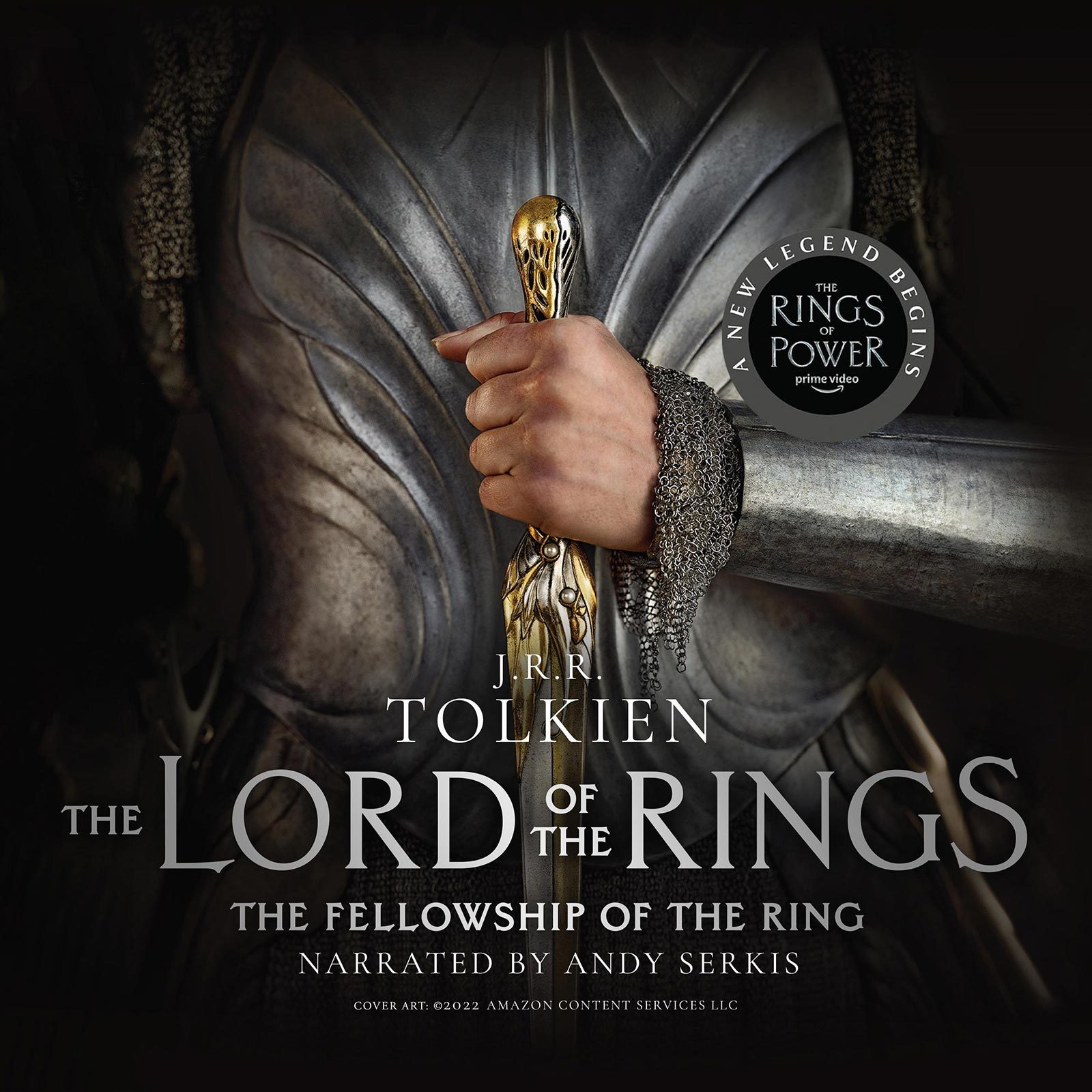 Lord of the Rings: The Fellowship of the Ring Audiobook Cover