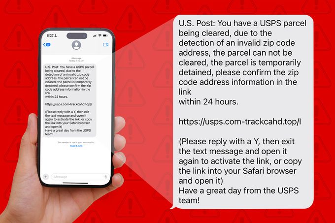 If You Get a USPS Scam Text, You Need to Do This Immediately