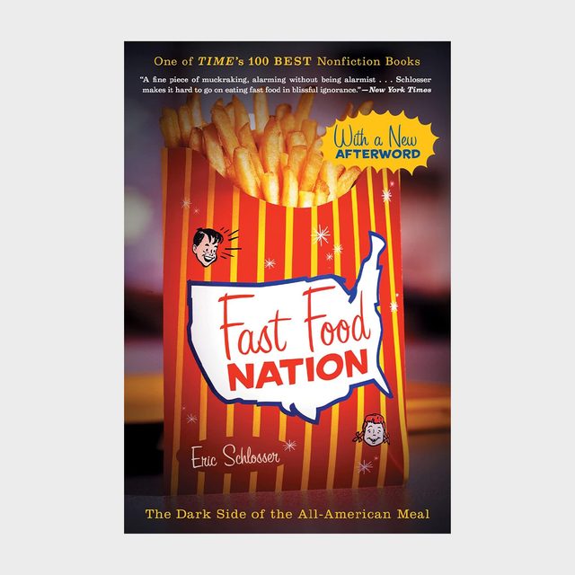 Book cover shows fries in a red striped box with a U.S. map featuring 