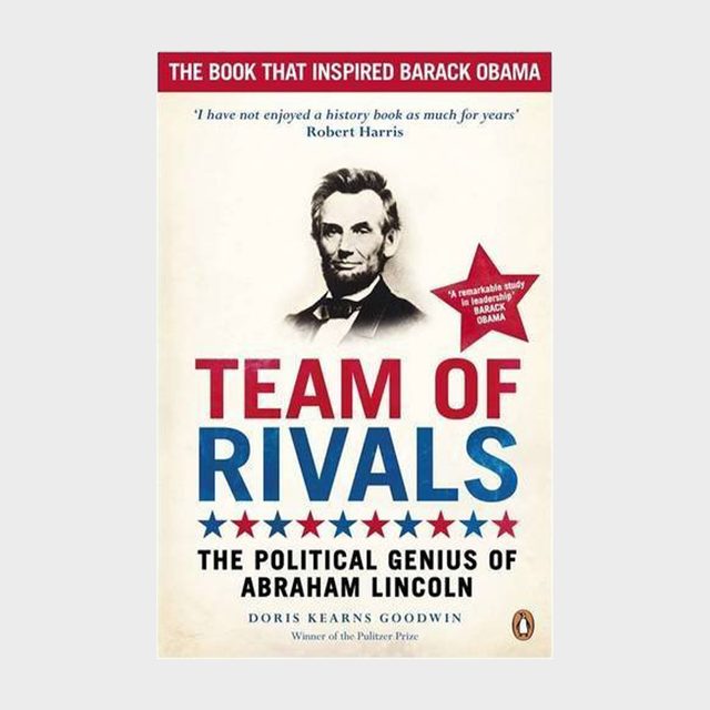 Book cover features Abraham Lincoln's portrait with text: 