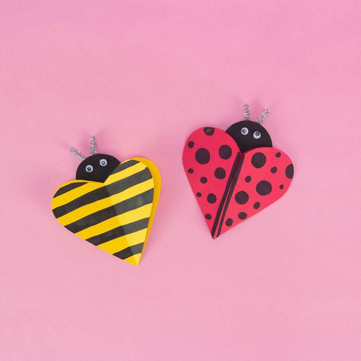 Love Bugs Kids Valentine's Day Card 