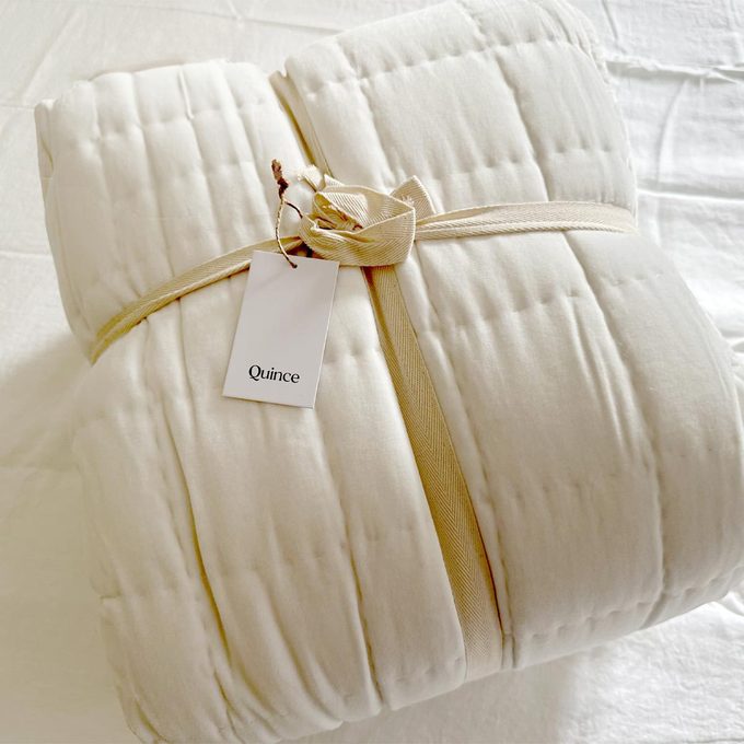 Quince linen sheets