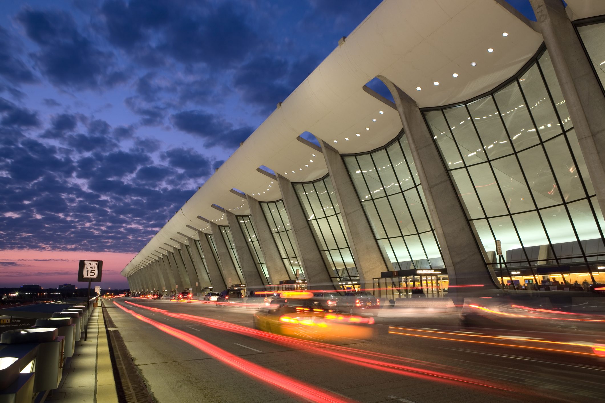 Dulles Airport outside of Washington D.C.