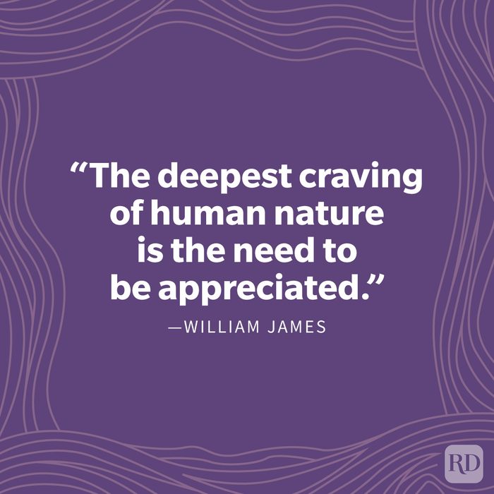 Gratitude quote on purple background with aesthetic wave lines frame