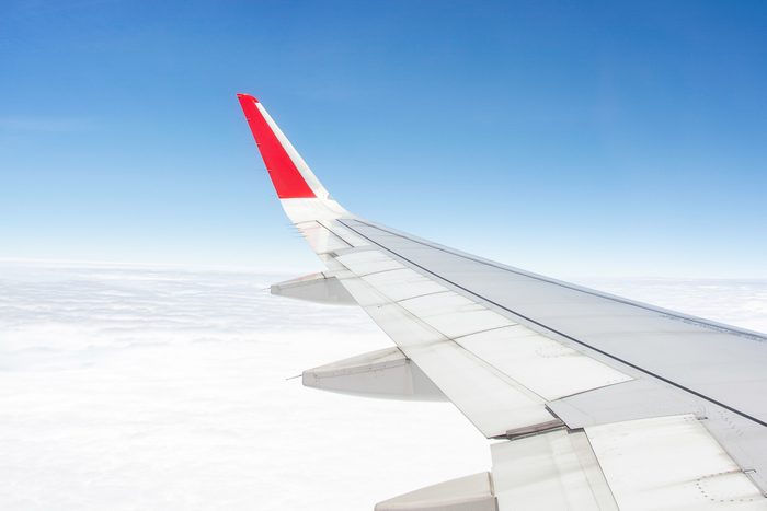 wick on airplane wing