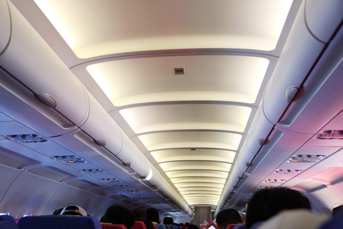 cabin lights in airplane