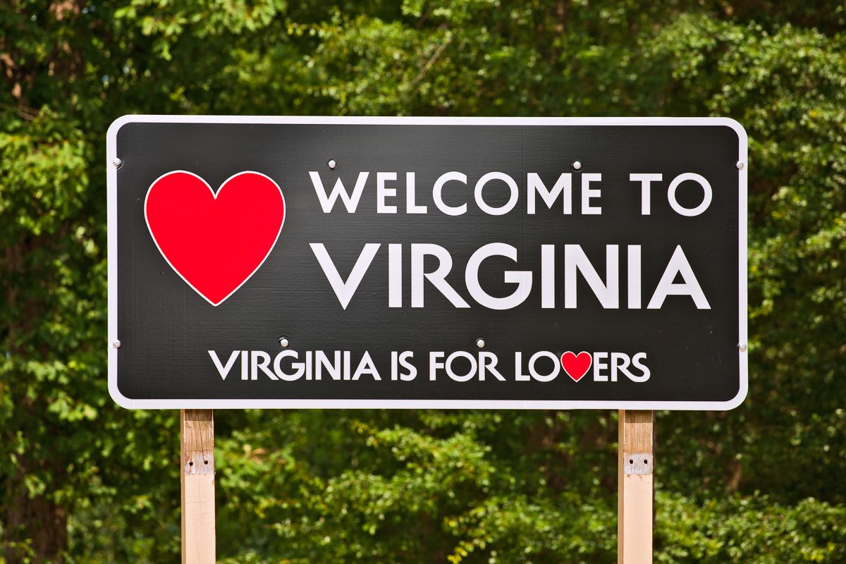 virginia signboard